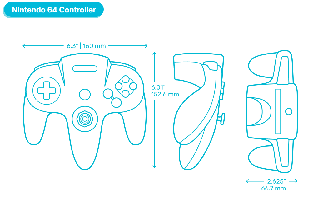 Genuine Nintendo 64 controller