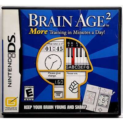 Brain Age 2: More Training in Minutes a Day PAL Nintendo DS [Pre-Owned]