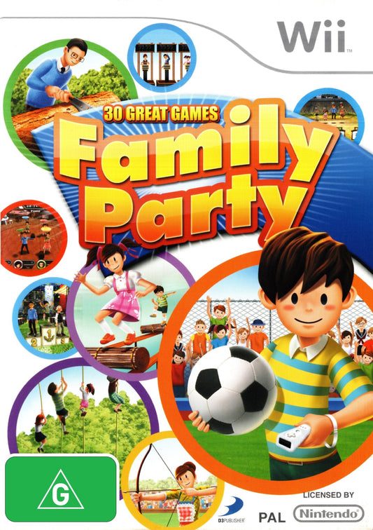 30 Great Games: Family Party PAL Wii [Pre-Owned]