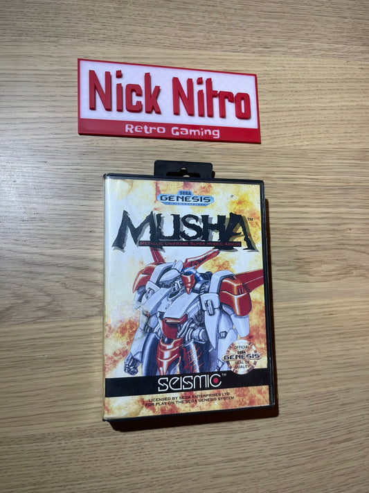 RARE MUSHA PAL Sega Mega Drive Genesis [Pre-Owned]