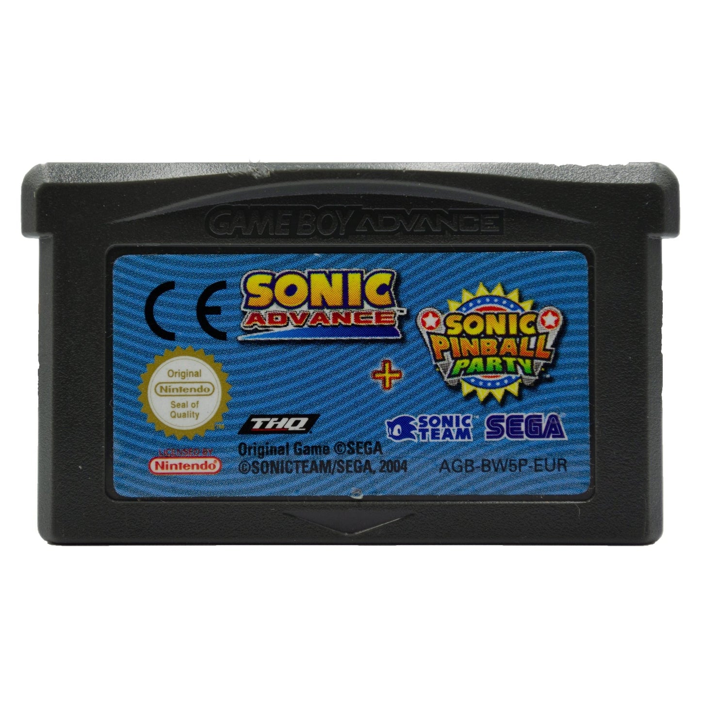 2 Games in 1: Sonic Advance + Sonic Pinball Party PAL GameBoy Advance [Pre-Owned]