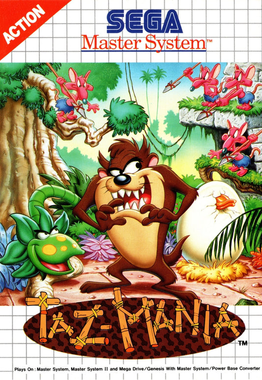 Taz Mania PAL Sega Master System [Pre-Owned]