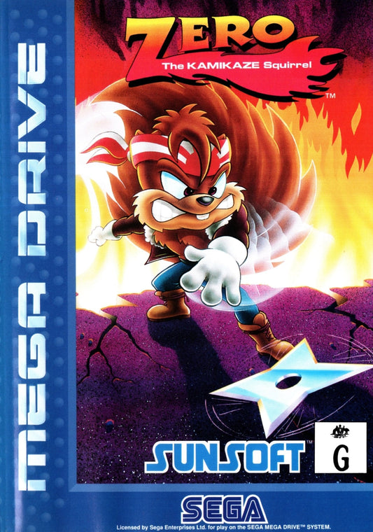 Zero the Kamikaze Squirrel PAL Sega Mega Drive [Pre-Owned]