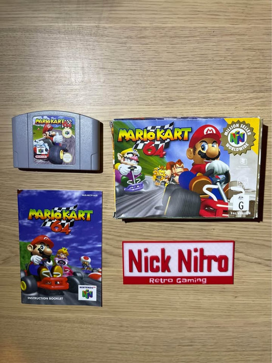 Mario Kart 64 PAL Nintendo 64 [Pre-Owned] boxed complete